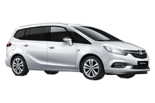 Car Hire Bexhill-on-Sea - Vauxhall Zafira 5 + 2 - Minibus hire Bexhill-on-sea